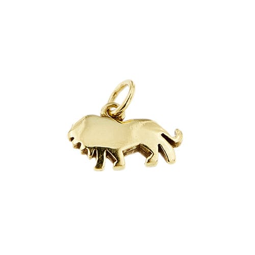 Pendentif Dodo - Pendentif lion en or jaune 18 kt 58 Facettes 21081
