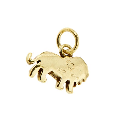 Pendentif Dodo - Pendentif lion en or jaune 18 kt 58 Facettes 21081