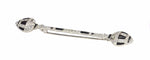 Broche Broche barrette Art déco en or blanc 18K, diamants et onyx 58 Facettes 21096-0063