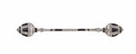 Broche Broche barrette Art déco en or blanc 18K, diamants et onyx 58 Facettes 21096-0063