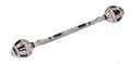 Broche Broche barrette Art déco en or blanc 18K, diamants et onyx 58 Facettes 21096-0063