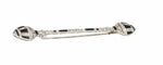 Broche Broche barrette Art déco en or blanc 18K, diamants et onyx 58 Facettes 21096-0063