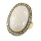 Bague 50 Bague victorienne - Opale 25 ct et diamants en or jaune 18K 58 Facettes 21098-0255