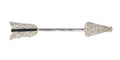 Broche Broche flèche Art déco vintage en or blanc 18K, diamants et onyx 58 Facettes 21104-0309
