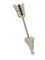 Broche Broche flèche Art déco vintage en or blanc 18K, diamants et onyx 58 Facettes 21104-0309