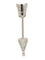 Broche Broche flèche Art déco vintage en or blanc 18K, diamants et onyx 58 Facettes 21104-0309