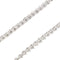 Boucles d'oreilles Boucles d’oreilles ligne de diamants en or blanc 18 carats 58 Facettes 2110873CN
