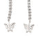 Boucles d'oreilles Boucles d'oreilles Ligne Or blanc Diamant 58 Facettes 2110873CN