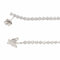 Boucles d'oreilles Boucles d’oreilles ligne de diamants en or blanc 18 carats 58 Facettes 2110873CN