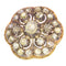 Broche Broche victorienne en or rose 18k, argent et diamants 58 Facettes 21272-0489