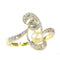 Bague 52 Bague de fiançailles Art nouveau en or 18K, diamants et perle 58 Facettes 21285-0669
