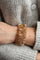 Bracelet Bracelet manchette en or jaune 18 carats, maille torsadée 58 Facettes 2129618CN