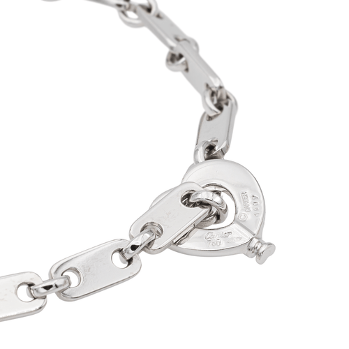 Bracelet Cartier Bracelet Fidelity Or blanc 58 Facettes 2133831CN