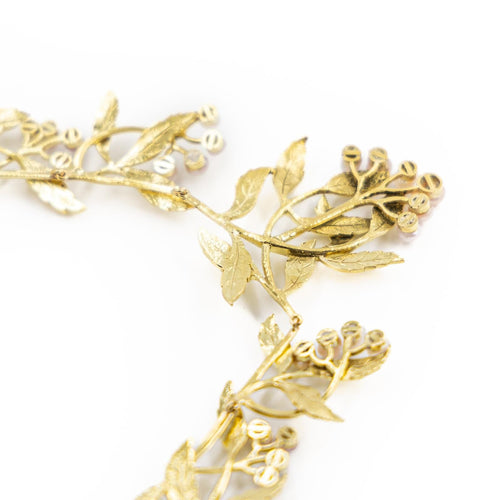 Collier Collier Art nouveau en or jaune 18 carats et perles 58 Facettes 2140030CN