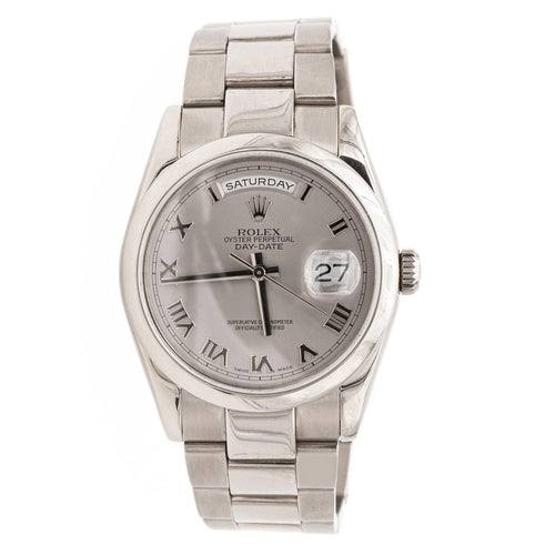 Montre Rolex Day-Date Oyster Perpetual 118209 - Montre en or blanc 18 carats 58 Facettes 2143156CN
