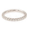 Bague 51 Mauboussin Passion & Fashion - Alliance américaine en or blanc et diamants 58 Facettes 2172932CN