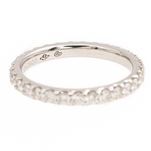 Bague 51 Mauboussin Passion & Fashion - Alliance américaine en or blanc et diamants 58 Facettes 2172932CN