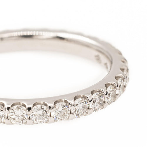 Bague 51 Mauboussin Passion & Fashion - Alliance américaine en or blanc et diamants 58 Facettes 2172932CN