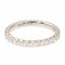Bague 51 Mauboussin Passion & Fashion - Alliance américaine en or blanc et diamants 58 Facettes 2172932CN