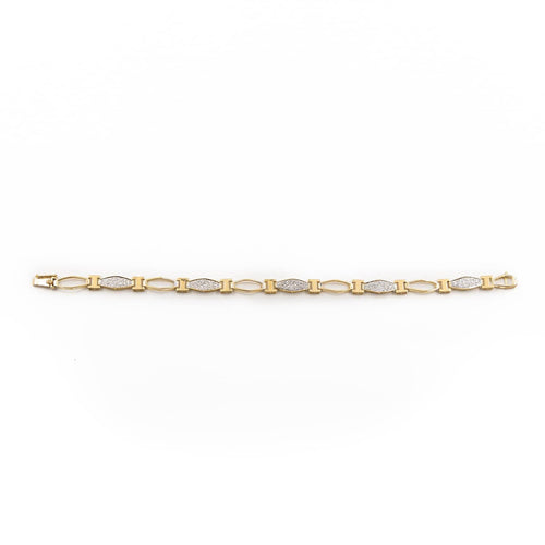 Bracelet Bracelet en or jaune 18 carats pavé de diamants 58 Facettes 2173029CN
