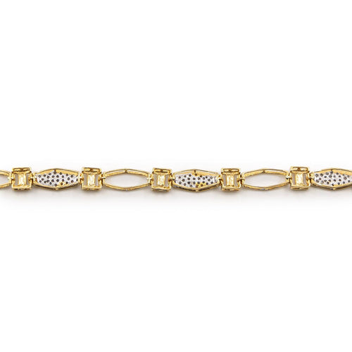 Bracelet Bracelet Or jaune, Or blanc Diamant 58 Facettes 2173029CN