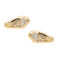 Boucles d'oreilles Boucles d’oreilles - Pavage de diamants en or jaune 18 carats 58 Facettes 2179606CN