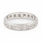 Bague 53 Alliance - Bague en or blanc 18 carats et diamants 58 Facettes 2201713CN