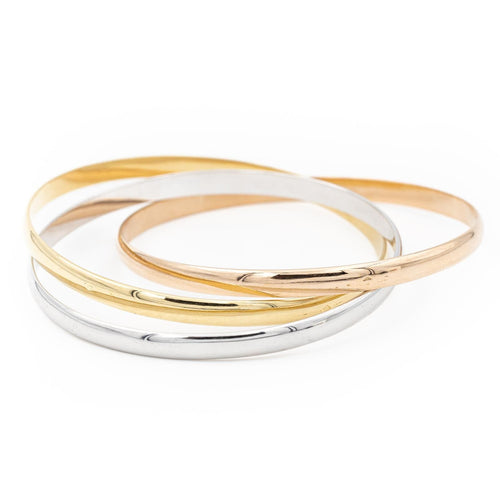 Bracelet Bracelet 3 ors Or blanc, Or jaune, Or rose 58 Facettes 2201733CN