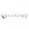 Bracelet Bracelet en or blanc 18 carats à motifs étoile, cœur et lune 58 Facettes 2201751CN