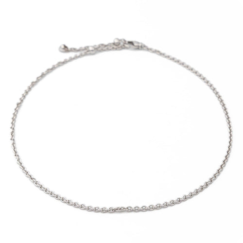 Collier Bulgari - Collier maille forçat en or blanc 18 carats 58 Facettes 2201964CN