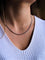 Collier Bulgari - Collier maille forçat en or blanc 18 carats 58 Facettes 2201964CN