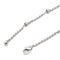 Collier Bulgari - Collier maille forçat en or blanc 18 carats 58 Facettes 2201964CN