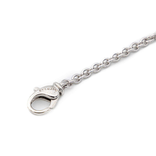 Collier Bulgari - Collier maille forçat en or blanc 18 carats 58 Facettes 2201964CN