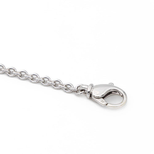 Collier Bulgari - Collier maille forçat en or blanc 18 carats 58 Facettes 2201964CN