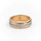 Bague 54 Alliance - Bague en or blanc et or rose 18 carats avec diamants 58 Facettes 2201988CN