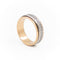 Bague 53 Bague Alliance Or rose, Or blanc Diamant 58 Facettes 2201988CN