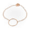 Bracelet Ginette NY Little Circle - Bracelet en or rose 18 carats 58 Facettes 2203309CN