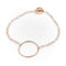 Bracelet Ginette NY Bracelet Little Circle Or rose 58 Facettes 2203309CN