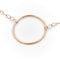 Bracelet Ginette NY Little Circle - Bracelet en or rose 18 carats 58 Facettes 2203309CN