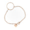Bracelet Ginette NY Little Circle - Bracelet en or rose 18 carats 58 Facettes 2203309CN