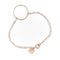 Bracelet Ginette NY Bracelet Little Circle Or rose 58 Facettes 2203309CN