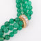 Bracelet Van Cleef & Arpels - Bracelet en or jaune et chrysoprase pavé de diamants 58 Facettes