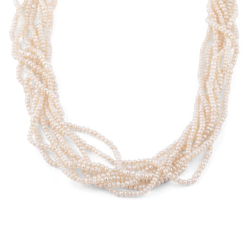 Collier Collier Bayadère 1920 en platine, perles fines, diamants et onyx 58 Facettes 1