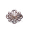 Broche Broche rosace Napoléon III en or, argent et diamants 58 Facettes 1