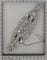 Broche Broche Art déco en platine avec diamants et saphirs, vers 1930 58 Facettes 22130-0047