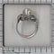 Bague 50 Bague Art déco belge en platine avec diamants et perle de culture 58 Facettes 22132-0317