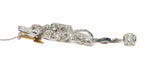 Pendentif Belle Époque - Broche-pendentif convertible nœud en platine et diamants 58 Facettes 22152-0220