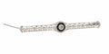 Broche Broche barrette Art déco en platine et or blanc 18K avec diamants 58 Facettes 22167-0003