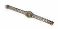 Broche Broche barrette Art déco en platine et or blanc 18K avec diamants 58 Facettes 22167-0003