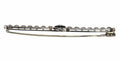 Broche Broche barrette Art déco en platine et or blanc 18K avec diamants 58 Facettes 22167-0003
